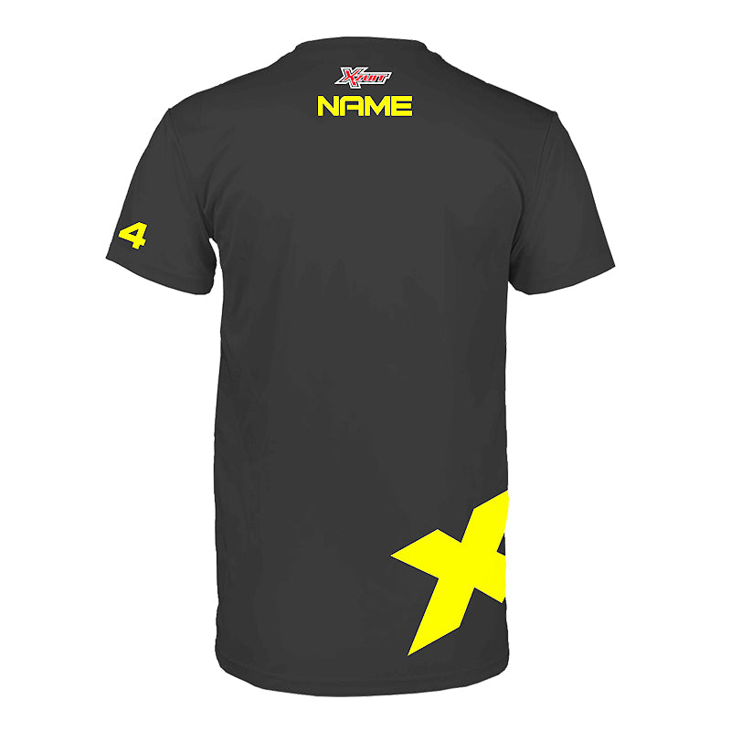 The perfect summer tee for the tracks. Its light weight material keeps you cool and dry. Add your name, number, and logos to make it your official team top.