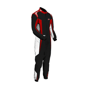 Men's race suit made with fire resistant material that is in compliance with FIA 8856-2000 regulation