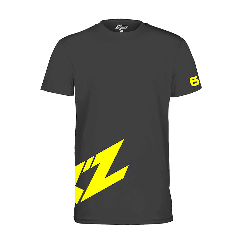 The perfect summer tee for the tracks. Its light weight material keeps you cool and dry. Add your name, number, and logos to make it your official team top.