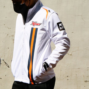 This full-zip jacket is made of lightweight material, providing maximum comfort and mobility for the track or everyday wear. Hand pockets offer convenient storage for your daily essentials.