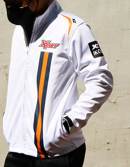 This full-zip jacket is made of lightweight material, providing maximum comfort and mobility for the track or everyday wear. Hand pockets offer convenient storage for your daily essentials.