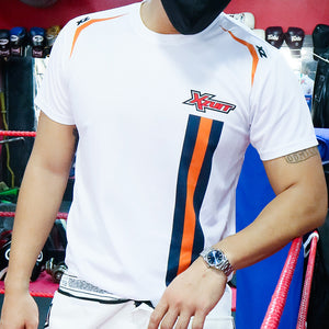 The perfect summer tee for the tracks. Its light weight material keeps you cool and dry. Add your name, number, and logos to make it your official team top.