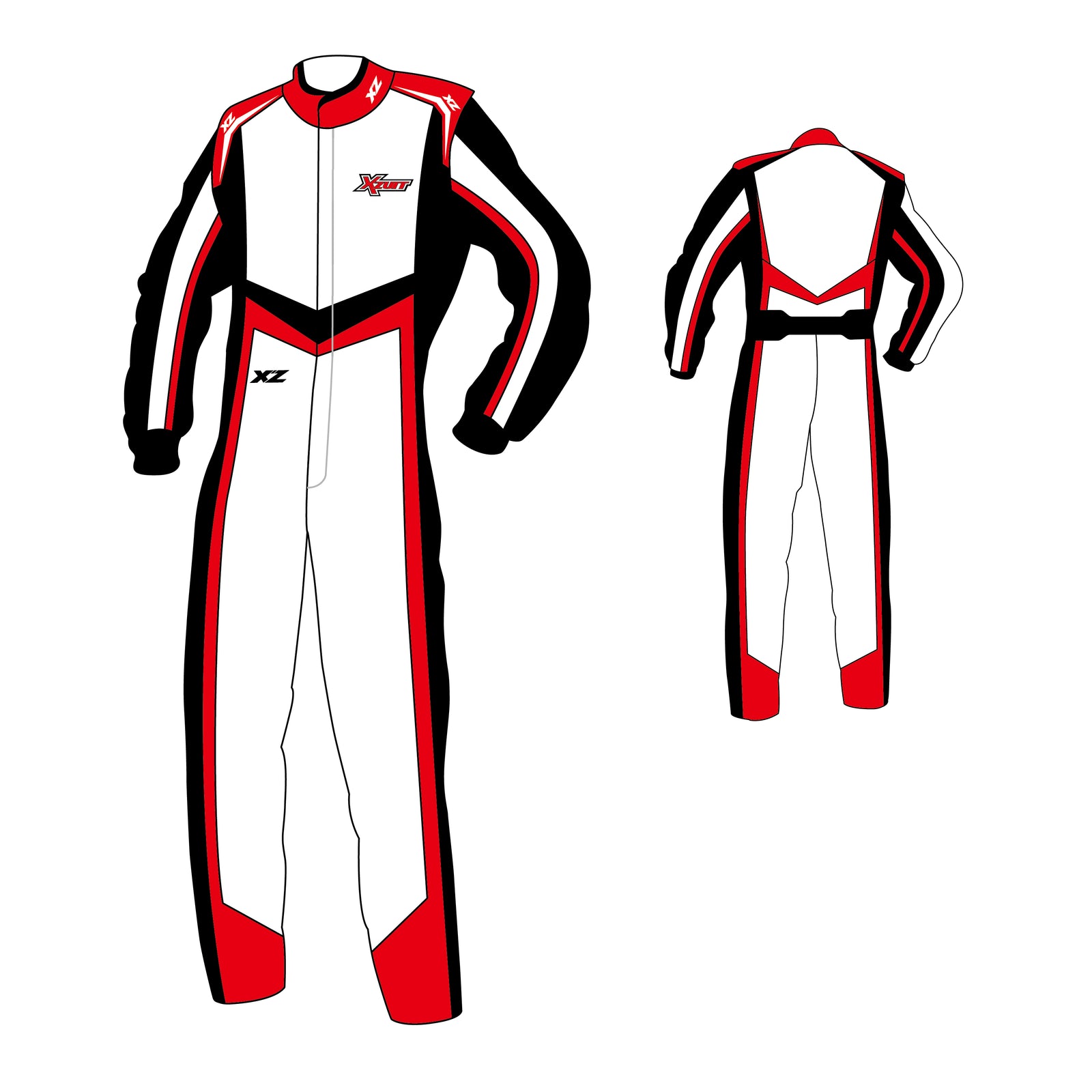 Men's custom racing suit, in compliance with FIA 8856-2000 regulation