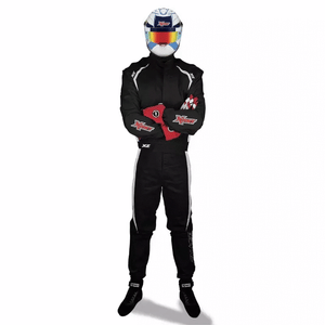 Women's custom racing suit, in compliance with FIA 8856-2000 regulation