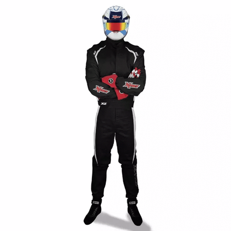 Women's custom racing suit, in compliance with FIA 8856-2000 regulation